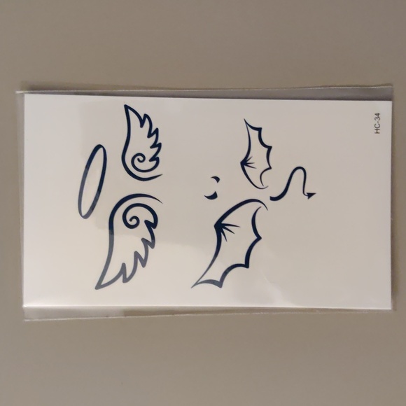 Temporary Color Tattoo and Hair Chalk bundle - Picture 7 of 10